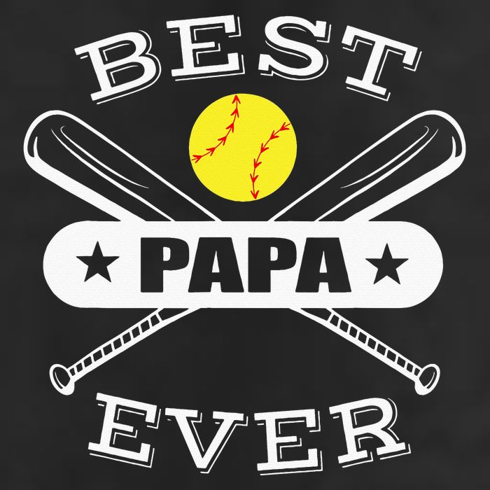 Best Papa Ever Gift For Softball Grandpa Grandfather Adult Drive Performance Visor