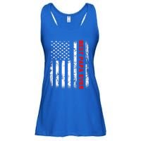 Best Papa Ever American Flag Funny Gift For Grandpa Fathers Day Gift Ladies Essential Flowy Tank