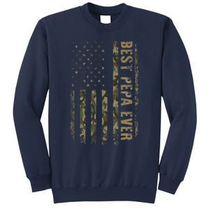 Best Pepa Ever Camouflage American Flag Fathers Day Sweatshirt