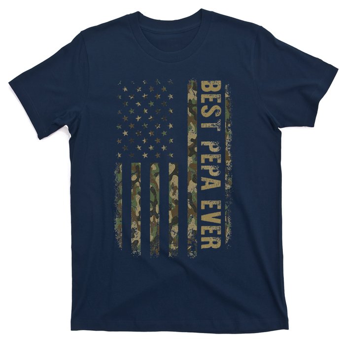 Best Pepa Ever Camouflage American Flag Fathers Day T-Shirt