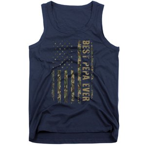 Best Pepa Ever Camouflage American Flag Fathers Day Tank Top