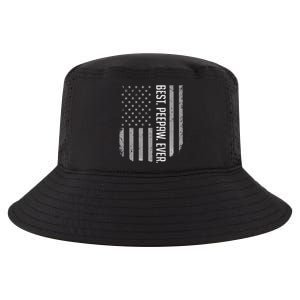 Best Peepaw Ever American Flag Gifts For Father's Day Cool Comfort Performance Bucket Hat