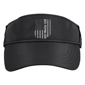 Best Peepaw Ever American Flag Gifts For Father's Day Adult Drive Performance Visor