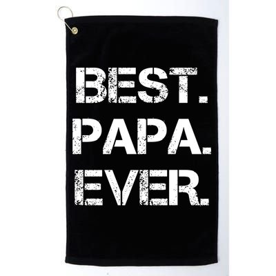 Best Papa Ever FatherS Day Gift Golf Towel