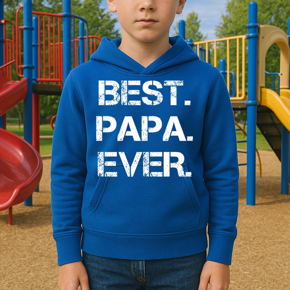 Best Papa Ever FatherS Day Gift Kids Hoodie