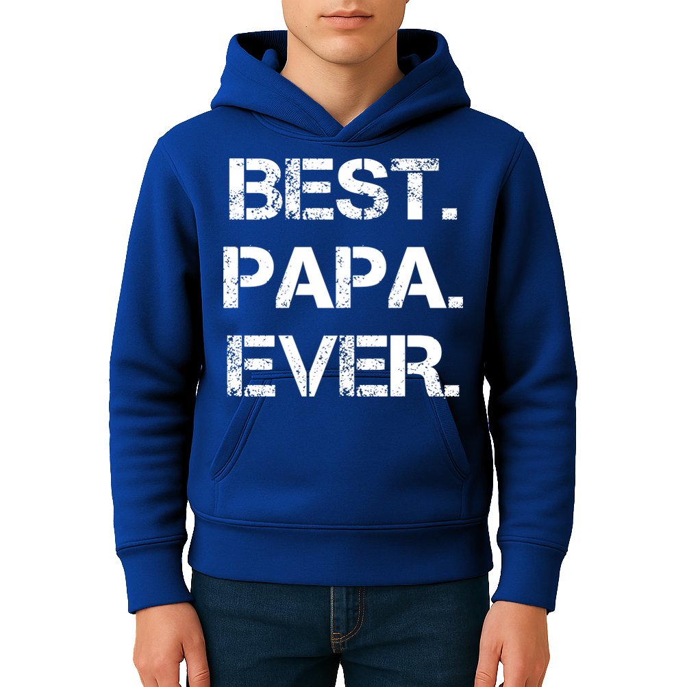 Best Papa Ever FatherS Day Gift Kids Hoodie