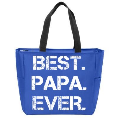 Best Papa Ever FatherS Day Gift Zip Tote Bag