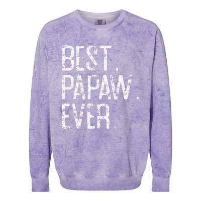 Best Papaw Ever Father’s Day Gift For Papaw Colorblast Crewneck Sweatshirt