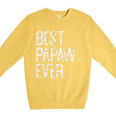 Best Papaw Ever Father’s Day Gift For Papaw Premium Crewneck Sweatshirt