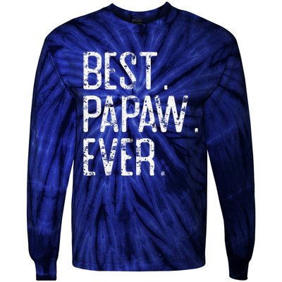 Best Papaw Ever Father’s Day Gift For Papaw Tie-Dye Long Sleeve Shirt