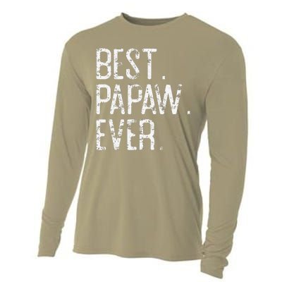 Best Papaw Ever Father’s Day Gift For Papaw Cooling Performance Long Sleeve Crew