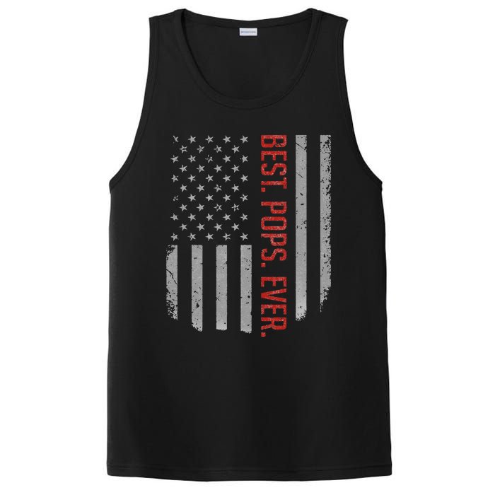 Best Pops Ever US American Flag Gifts For Father's Day PosiCharge Competitor Tank