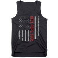 Best Pops Ever US American Flag Gifts For Father's Day Tank Top