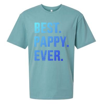 Best Pappy Ever For Dad And FatherS Day From Gift Sueded Cloud Jersey T-Shirt