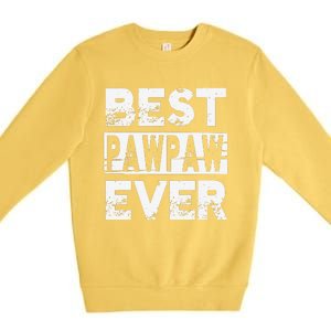 Best Pawpaw Ever Gift For Grandpa Fathers Day Premium Crewneck Sweatshirt