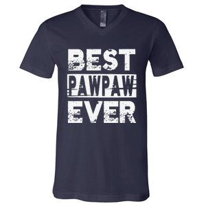 Best Pawpaw Ever Gift For Grandpa Fathers Day V-Neck T-Shirt