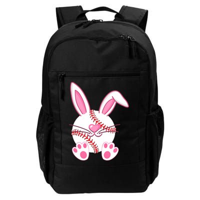 Baseball Player Easter Bunny Ears Easter Day Gift Backpack