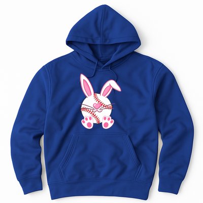 Baseball Player Easter Bunny Ears Easter Day Gift Hoodie