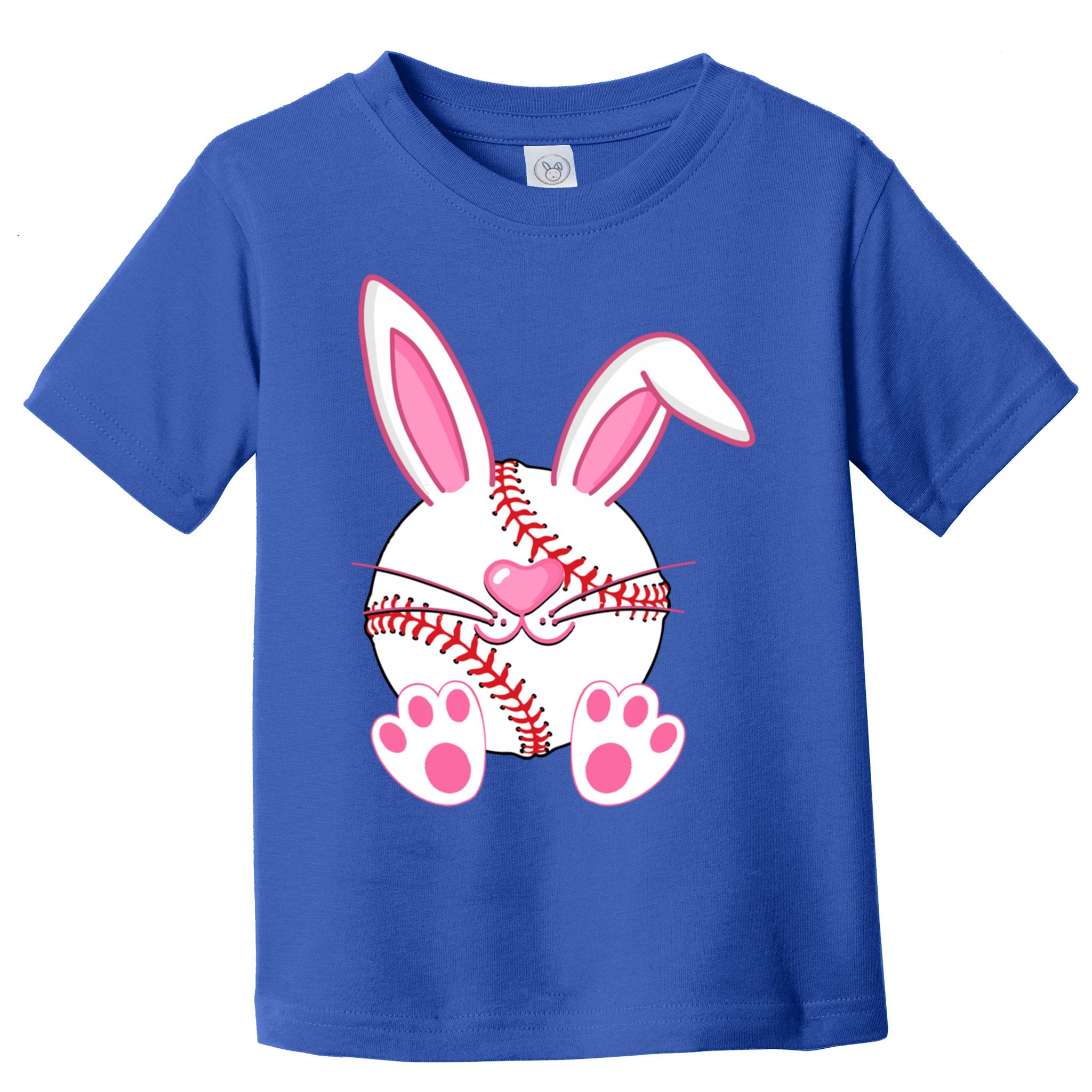 Baseball Player Easter Bunny Ears Easter Day Gift Toddler T-Shirt