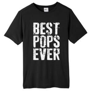 Best Pops Ever Fathers Day Grandfather Tall Fusion ChromaSoft Performance T-Shirt