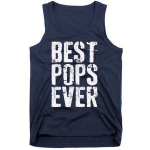 Best Pops Ever Fathers Day Grandfather Tank Top