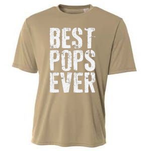 Best Pops Ever Fathers Day Grandfather Cooling Performance Crew T-Shirt