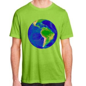 Beautiful Planet Earth South America Gift Adult ChromaSoft Performance T-Shirt