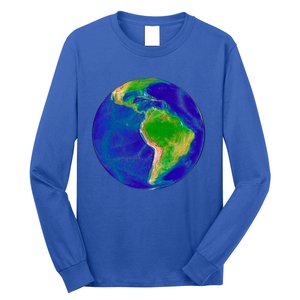 Beautiful Planet Earth South America Gift Long Sleeve Shirt