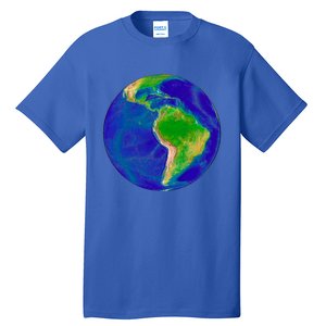 Beautiful Planet Earth South America Gift Tall T-Shirt