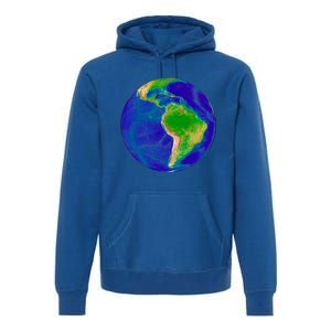 Beautiful Planet Earth South America Gift Premium Hoodie