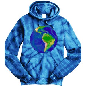 Beautiful Planet Earth South America Gift Tie Dye Hoodie