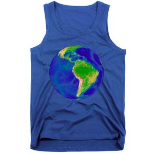 Beautiful Planet Earth South America Gift Tank Top