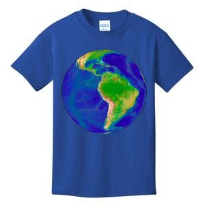 Beautiful Planet Earth South America Gift Kids T-Shirt