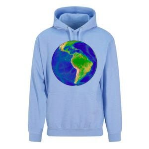 Beautiful Planet Earth South America Gift Unisex Surf Hoodie