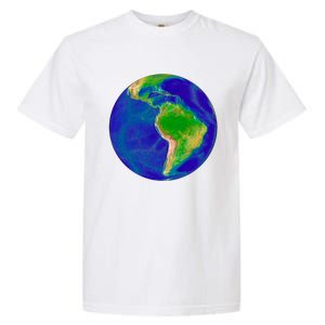 Beautiful Planet Earth South America Gift Garment-Dyed Heavyweight T-Shirt