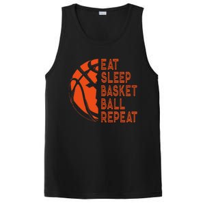 Basketball Player Eat Sleep Basketball Repeat PosiCharge Competitor Tank