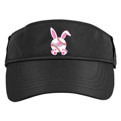 Baseball Player Easter Bunny Easter Day Adult Drive Performance Visor