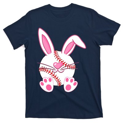 Baseball Player Easter Bunny Easter Day T-Shirt