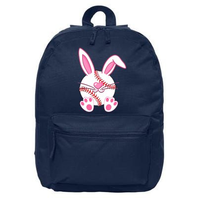 Baseball Player Easter Bunny Easter Day 16 in Basic Backpack