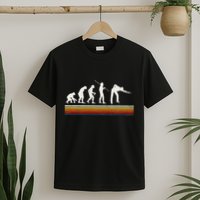Billiards Player Evolution Pool Table Snooker Pyramid T-Shirt