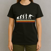 Billiards Player Evolution Pool Table Snooker Pyramid T-Shirt