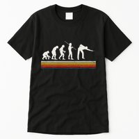 Billiards Player Evolution Pool Table Snooker Pyramid Tall T-Shirt