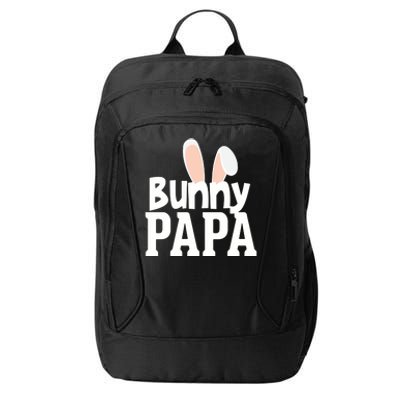 Bunny Papa Easter Rabbit Holiday Ears Parent Dad Granddad Gift City Backpack