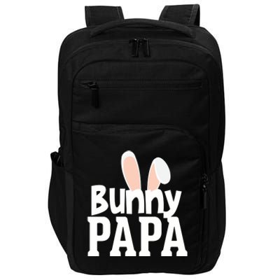 Bunny Papa Easter Rabbit Holiday Ears Parent Dad Granddad Gift Impact Tech Backpack