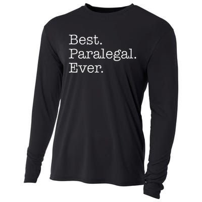 Best Paralegal Ever Cooling Performance Long Sleeve Crew