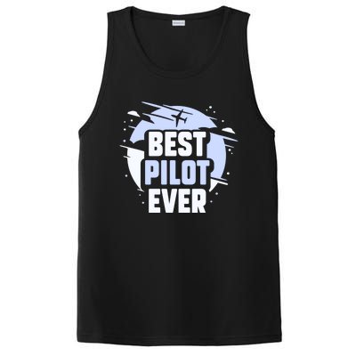 Best Pilot Ever Aircraft Private Small Airplane Gift PosiCharge Competitor Tank