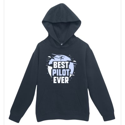 Best Pilot Ever Aircraft Private Small Airplane Gift Urban Pullover Hoodie