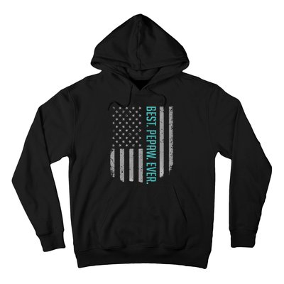 Best Pepaw Ever US American Flag Gift For Father's Day Hoodie