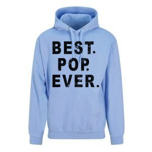 Best Pop Ever Happy Fathers Day Dad Papa Daddy Grandpa Pops Unisex Surf Hoodie