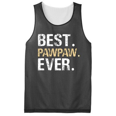 Best PawPaw Ever Graphic Great Fathers Day Grandparent Gifts Mesh Reversible Basketball Jersey Tank